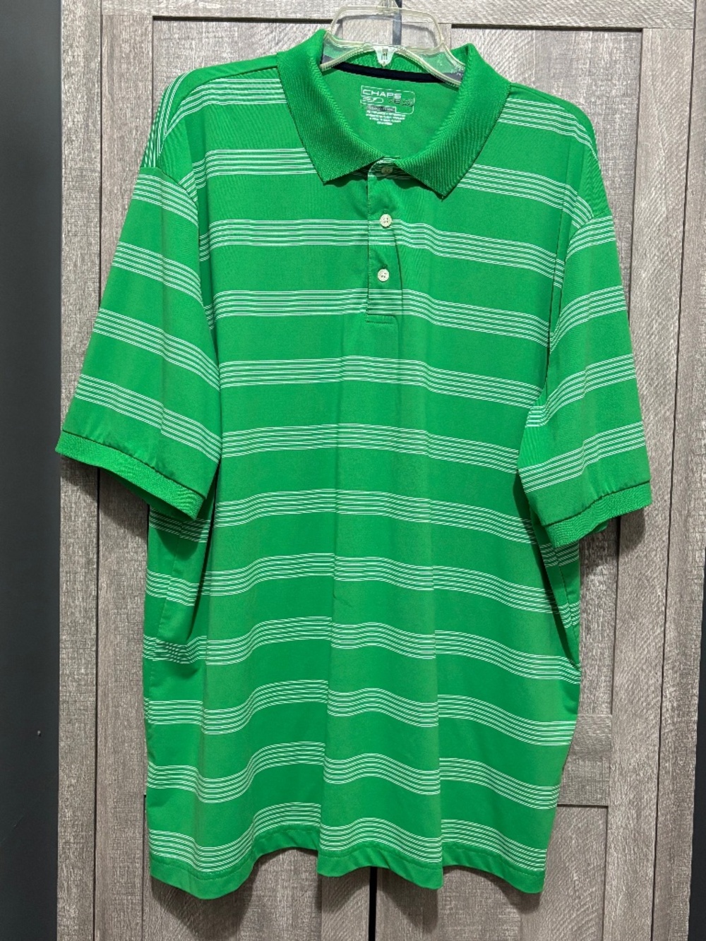 Green Chaps Golf Stay Cool Polo Collared Top Men's XXL